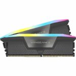 Memoria RAM - CORSAIR - Vengeance RGB DDR5 RAM 64GB (2x32GB) 6000MHz CL30 Compatible con AMD Expo iCUE - Gris (CMH64GX5M2B6000Z30)