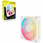 Refrigeración de PC - CORSAIR - CO-9051053-WW - iCUE LINK LX120R RGB blanco, ventilador único - immagine 2