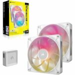 Refrigeración de PC - CORSAIR - CO-9051040-WW - iCUE LINK RX140 RGB Max White Ventilador doble - immagine 3