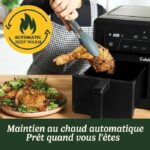 Freidora de aire CUISINART AFD10OBLE - Capacidad de 10,4 L - Tanque doble - Negra - 2400 W - immagine 5