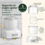 Heladera CUISINART ICE21E, 35 W, 1,4 L, color blanco - immagine 6