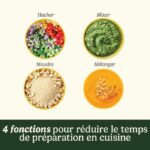 Picadora eléctrica - CUISINART - ECH4E Mini Prep Pro - 250 W - 900 ml - Gris - immagine 2