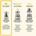 Picadora eléctrica - CUISINART - ECH4E Mini Prep Pro - 250 W - 900 ml - Gris - immagine 3