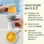 Heladera CUISINART - ICEFD10E - 250 W - 3 x 240 ml - Blanca - immagine 4
