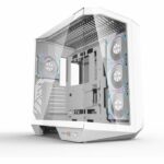 Caja sin fuente de alimentación - Cubo - Formato ATX - DARKFLASH DY470 - Blanco