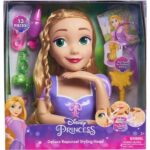 Cabezal de peinado - DISNEY - Rapunzel Deluxe - 12 accesorios - Falsa botella de barniz - Guía de peinado