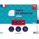 DODO - Edredón ultraligero 100 g/m² - VOILE DE DOUCEUR - 200 x 200 cm - Blanco