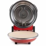 Horno de pizza - DOMO - DO9284PZ - Eléctrico 1200W - Piedra cerámica - Rojo