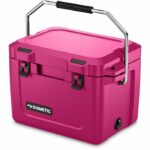 Nevera portátil - DOMETIC - Patrol 20 - 19L - Asa de transporte de acero inoxidable - Mantiene el hielo durante varios días - Rosa