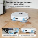 Aspiradora robot con estación de vaciado automático - ECOVACS N30 Pro OMNI - Potencia 10000Pa - Limpieza con agua caliente - immagine 2