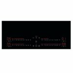 Placa de inducción Electrolux de 78 cm con 4 quemadores, 7350 W, color negro - KCC83443 - immagine 3