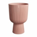 Maceta - Elho - Vibes Fold Coupe - Rosa - L 30 x An 29,5 x Al 45 cm - Interior - 100% reciclado