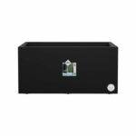 Jardinera Elho Vivo Next Long 80 - Negro - L 78 x B 39 x H 38 cm - interior/exterior - 100% reciclado