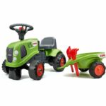 FALK - 212C - Tractor porta tractor Claas con remolque, pala y rastrillo