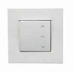 FRANCIA COMBI Persiana enrollable de PVC de doble pared - Al. 1,4 x An. 1,2 m - Funcionamiento eléctrico con cable - Blanco - immagine 5