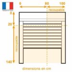 ALU tapparella bianco H 1m40 - immagine 2