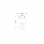 GALIX Lámpara de mesa solar G2 muy iluminadora con detector de presencia - 100 lúmenes - immagine 4
