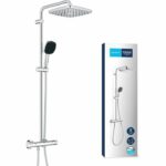 Columna de ducha con mezclador termostático - Ahorro de agua - GROHE Vitalio Comfort 250 - Cromo - 26696001