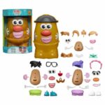 Juego de Papas Mega Potato con 42 piezas y caja de almacenamiento. Juguetes creativos preescolares para niños a partir de 2 años.