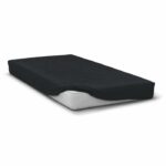 Sábana bajera ajustable - HOME LINGE PASSION - HP72107 - Microfibra 82 g - 140 x 190 cm - Bolsillo de 30 cm - Negro