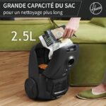 HOOVER HE1 - Aspirador de Bidón con Bolsa Compacta y Potente - Gran Capacidad 2.5L - Alto Rendimiento en Suelos Duros y Alfombras - immagine 4