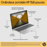 Portátil HP 15-fc0118nf - Windows 11 - Pantalla FHD IPS de 15,6" - Ryzen 7-5825U - 16 GB de RAM - Almacenamiento SSD de 512 GB - AZERTY - immagine 6