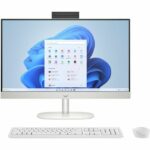 PC todo en uno HP 24-cr0067nf - Windows 11 - Pantalla FHD IPS de 23,8" - Ryzen 5 7520U - 16 GB de RAM - 512 GB de almacenamiento - Teclado y ratón inalámbricos