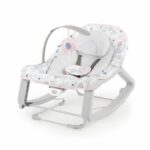 Mecedora para bebé 3 en 1 INGENUITY Keep Cozy - Burst - 3 posiciones: Arco con peluches extraíbles, hasta 18 kg