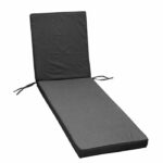 Cojín de tumbona JARDÍN PRIVADO MONTE CARLO - 185 x 55 x 6 cm - Gris pizarra