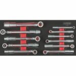 KS TOOLS 713.2011 Juego de llaves de vaso de 6 puntas de 11 piezas