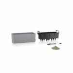 LECHUZA Jardiniere - Balconera piedra 50 - 50×19×19 cm - Kit completo - Gris piedra - 8 L - immagine 2