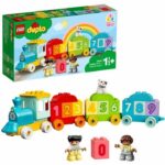 LEGO 10954 DUPLO El tren de los números - Aprende a contar juegos educativos 1,5 años, juguete de regalo para bebé o juego de aprendizaje