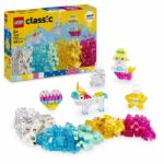 LEGO Classic 11040 Caja de ladrillos transparente mágica: juego de construcción para niños de 5 años