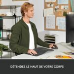 Ratón inalámbrico vertical ergonómico Logitech Lift Left para zurdos, receptor USB Bluetooth o Logi Bolt, silencioso - immagine 4
