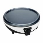 LITTLE BALANCE 8212 Crepiere Duo 1000, Crepiere eléctrica 2 en 1, Crepes y panqueques, 2 platos antiadherentes, 1000 W, Negro / Blanco - immagine 2