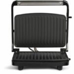 LIVOO DOC232G - Parrilla compacta - 23x15cm - Revestimiento antiadherente - Indicador luminoso de calefacción - Bisagra ajustable