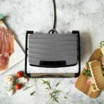 LIVOO DOC232G - Parrilla compacta - 23x15cm - Revestimiento antiadherente - Indicador luminoso de calefacción - Bisagra ajustable - immagine 6