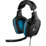 Auriculares con cable LOGITECH G432 para juegos con sonido envolvente 7.1