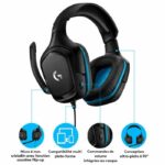 Auriculares con cable LOGITECH G432 para juegos con sonido envolvente 7.1 - immagine 6