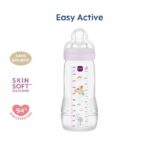 Biberón - MAM BABY - Easy Active - +6 meses - 330 ml - Tetina X flow - Lila - immagine 2
