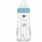 Biberón - MAM BABY - Easy Active - +6 meses - 330 ml - Tetina X flow - Ocean