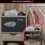 MASTER LOCK Safe con combinación electrónica programable - Negro y gris metalizado - immagine 2
