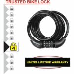 Candado para bicicleta - MASTER LOCK - 8221EURDPRO - Cable trenzado 1,8m - Combinación programable - immagine 2