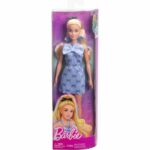 Barbie - Muñeca Barbie Fashionistas con vestido azul bebé sin espalda y lazo - Barbie - HYT93 - immagine 2