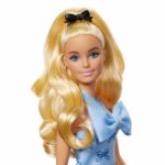 Barbie - Muñeca Barbie Fashionistas con vestido azul bebé sin espalda y lazo - Barbie - HYT93 - immagine 4