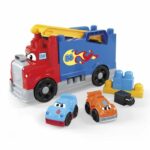 MEGA BLOKS - Camión de carreras y construcción - Set de 19 piezas - MEGA Bloks - JFR29