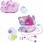 Polly Pocket - Set de juego de conejo 2 en 1 - Con 2 figuras y 12 accesorios - Polly Pocket - JFT88 - immagine 5