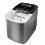 Máquina para hacer hielo MEDION (MD17739), máquina para hacer hielo rápida, produce cubitos de hielo en solo 6 a 12 minutos, bandeja para cubitos de hielo