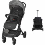NANIA - Cochecito compacto - MYLA - 4 ruedas - Negro