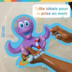 Juguete de baño - NUBY - Pulpo interactivo flotante - Anillos de baño - Morado - immagine 3